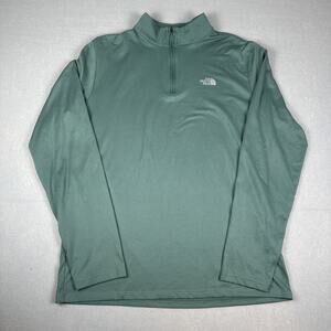 The North Face Quarter Zip Pullover Long Sleeve Mens Med Hiking Outdoor Active